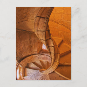 Twisted Spiral Staircase, Portugal Briefkaart