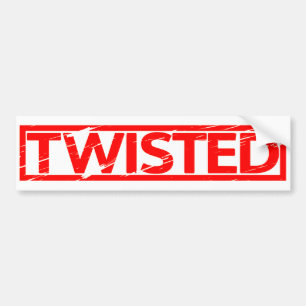Twisted Stamp Bumpersticker