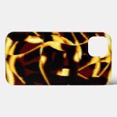 Twisted streaks verbrande gele uiterlijk Case-Mate iPhone case (Achterkant (horizontaal))