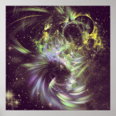 Twisted Time - Black Hole Effects Canvas Print (Voorkant)