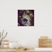 Twisted Time - Black Hole Effects Canvas Print (Keuken)