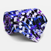 Twisted Tornado of Muzieknoten Stropdas (Opgerold)