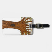 Twisted Tree Bagagelabel (Voorkant horizontaal)