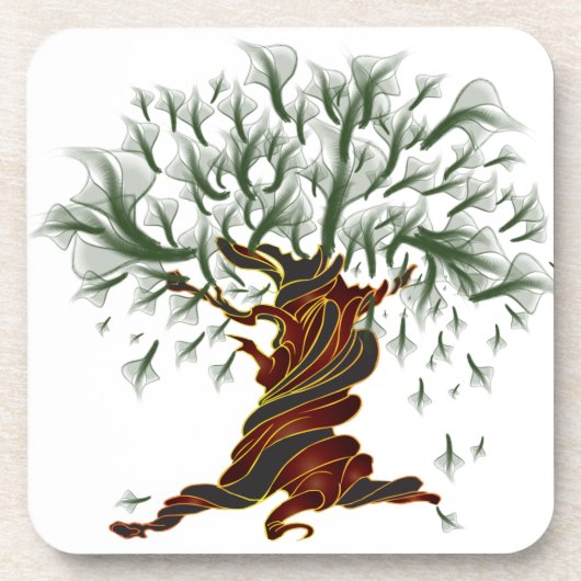 Twisted Tree Bier Onderzetter (Voorkant)