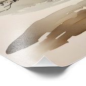 Twisted Tree Ink Painting Foto Afdruk (Hoek)