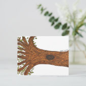 Twisted Tree Postcard Briefkaart (Staand voorkant)