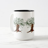 Twisted Tree Tweekleurige Koffiemok (Voorkant links)
