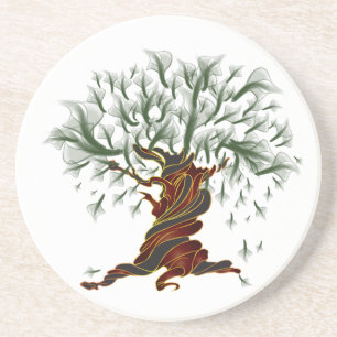 Twisted Tree Zandsteen Onderzetter