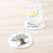 Twisted Tree Zandsteen Onderzetter (Zijkant)