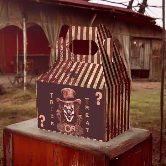 Twisted Trickster enge clown Bedankdoosjes