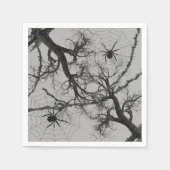 Twisted Vines en Spider Halloween Servet (Voorkant)