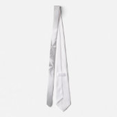 Twisted White Pearl Stropdas (Achterkant)