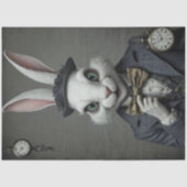 Twisted Wonderland - Creepy White Rabbit Decoupage Tissuepapier (Voorkant)