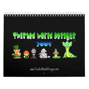 Twisted World Design 2008 Agenda Kalender