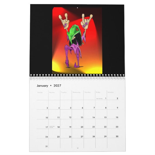 Twisted World Design 2008 Agenda Kalender (Jan 2027)