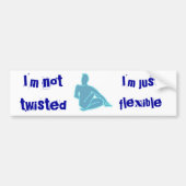 Twisted - Yoga Bumpersticker (Voorkant)