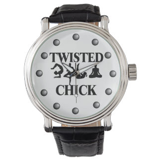 Twisted Yoga Chick Horloge