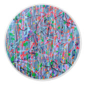 Twisted zuster keramische pull keramische knop (Voorkant)