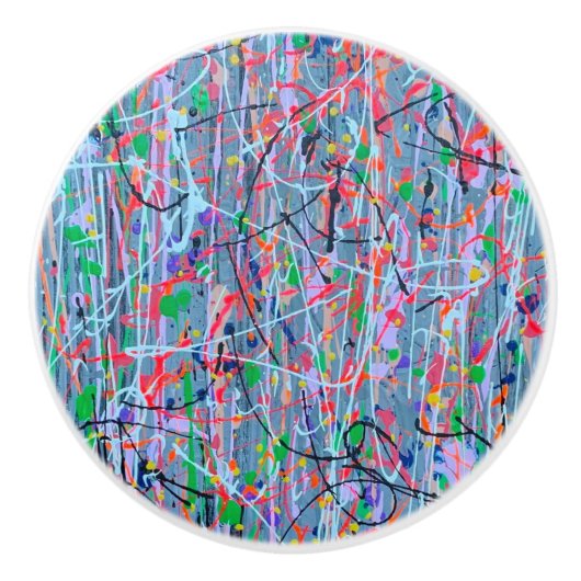 Twisted zuster keramische pull keramische knop (Voorkant)