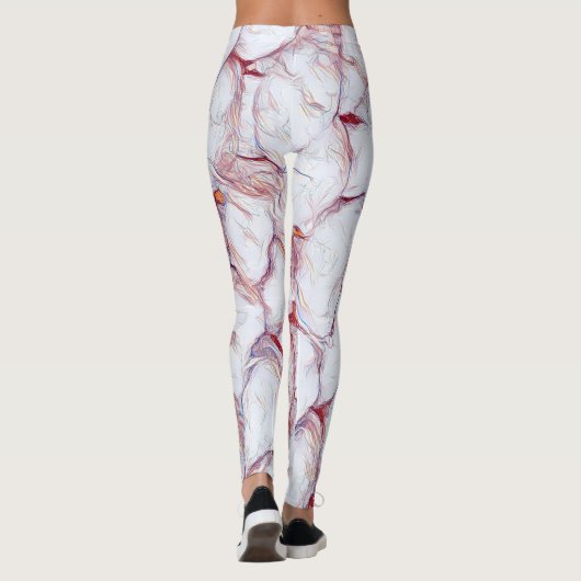 TWISTEERDE KATOENSNOEP LEGGINGS (Achterkant)