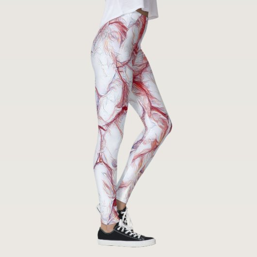 TWISTEERDE KATOENSNOEP LEGGINGS (Rechts)