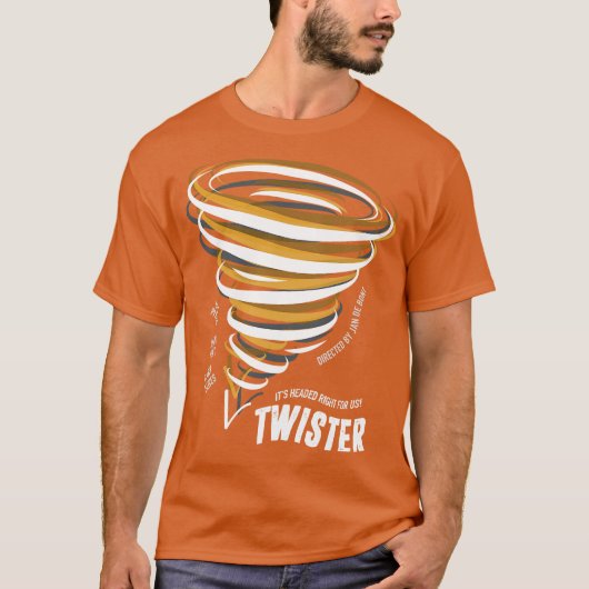 Twister Alternative Poster T-shirt (Voorkant)