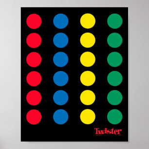 Twister Halloween Twister Board Kostuum Poster
