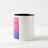 Twister Spinners hebben meer plezier Tweekleurige Koffiemok (Center)