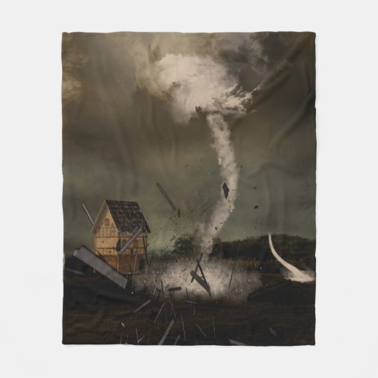 Twisters Fleece Deken (Voorkant)