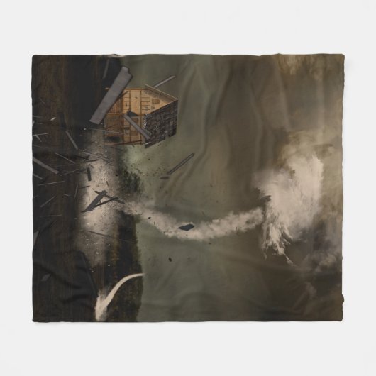 Twisters Fleece Deken (Voorkant (Horizontaal))