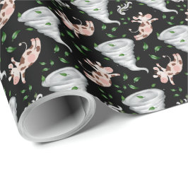 Twisters Tornado Gift Wrapping Paper - Black Cadeaupapier
