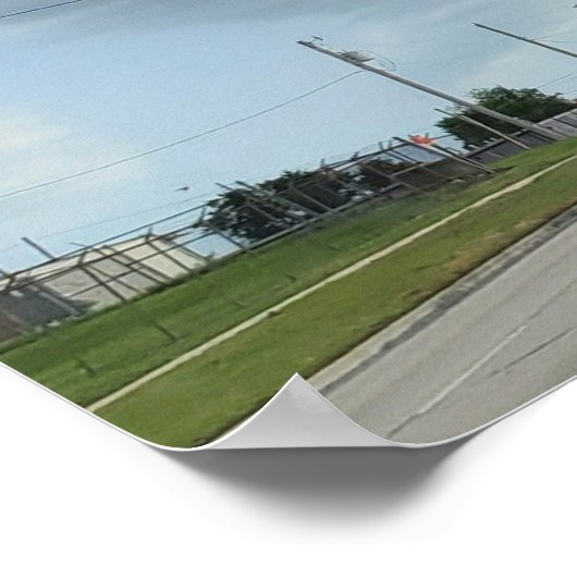 Twisterwolk afbeelding poster (Hoek)