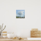 Twisterwolk afbeelding poster (Keuken)