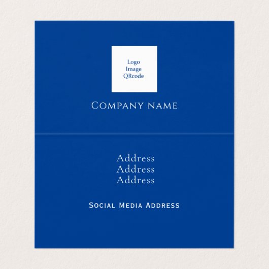 Twisting Liquid Multicolors Gepersonaliseerd Visitekaartje (Binnenkant ongevouwen)