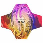 Twisting Liquid Multicolors Gepersonaliseerd Voetbal (Enkel)