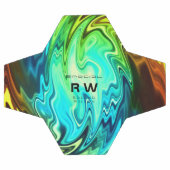 Twisting Liquid Multicolors Gepersonaliseerd Voetbal (Enkel)