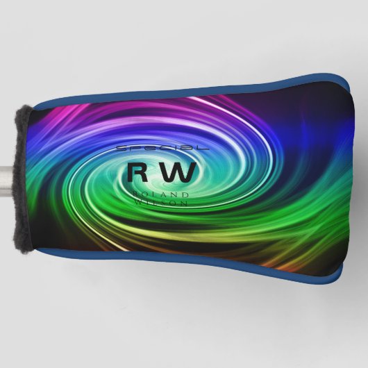 Twisting Red Multicolors Gepersonaliseerd Golfheadcover (Voorkant)
