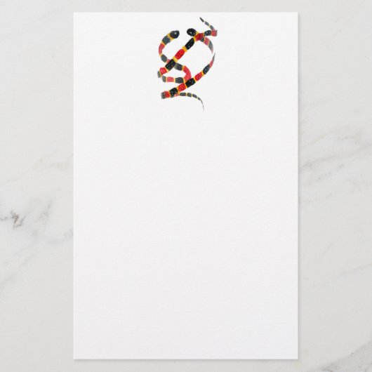 Twisting Snake Art Briefpapier (Voorkant)