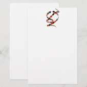 Twisting Snake Art Briefpapier (Voorkant / Achterkant)
