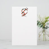 Twisting Snake Art Briefpapier (Staand voorkant)