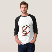 Twisting Snake Art T-shirt (Voorkant volledig)