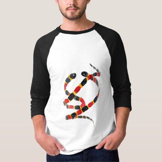 Twisting Snake Art T-shirt (Voorkant)