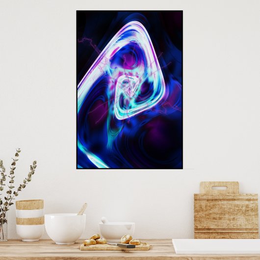 twisty triagle poster (Keuken)