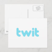 twit briefkaart (Voorkant / Achterkant)