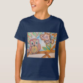 Twit Two, Jongens Uil T-shirt (Voorkant)