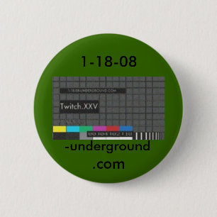 Twitch, ondergronds ronde button 5,7 cm