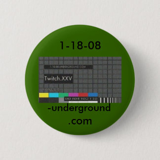 Twitch, ondergronds ronde button 5,7 cm