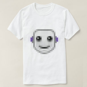 Twitch Robot Smile Emote T-shirt