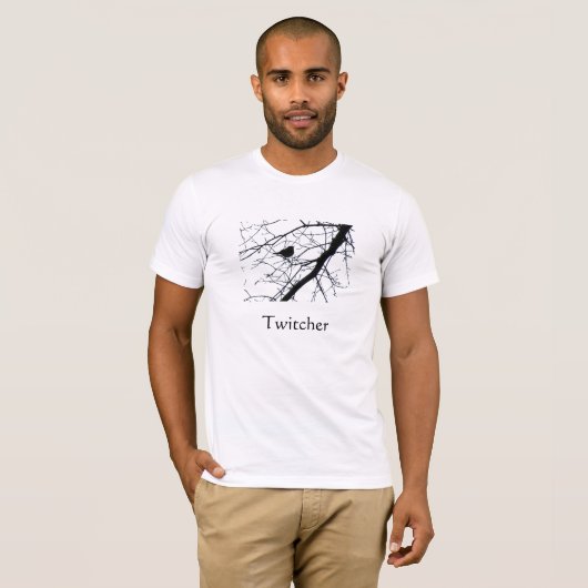 Twitcher Bird Watcher T-Shirt (Voorkant volledig)