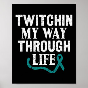 Twitchin Mijn Weg Door Het Leven Tourette Syndroom Poster